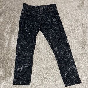 Women's Black Sparkle Leggings